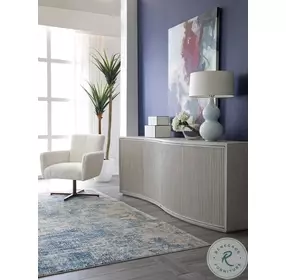 Signature Designs Misty White Gray Mavericks Media Console