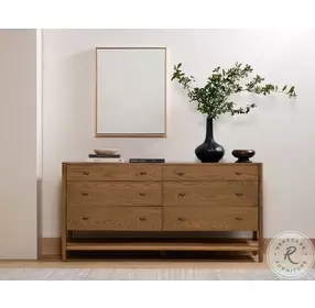 Zuma Dune Ash 6 Drawer Dresser