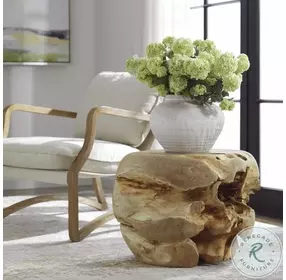 Sola Natural Bleached Teak Side Table