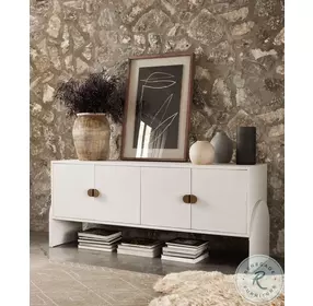 Cressida Ivory Painted Linen Sideboard