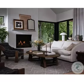 Halston Heirloom Black Leather Chair