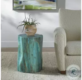 Habitat Blue Green Accent Stool