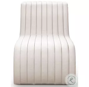 Augustine Dover Crescent Performance Fabric Chaise Lounge