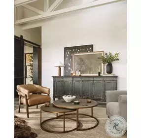 Marjorie Distressed Black Sideboard