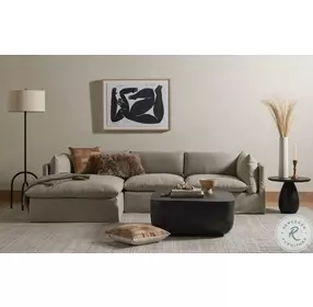 Basil Aged Grey Square Outdoor Coffee Table