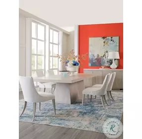 Mar Monte Pearl White Performance Fabric Side Chair