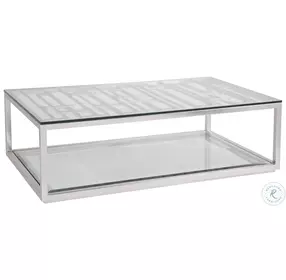 Mar Monte Silver Leaf Grate Occasional Table Set