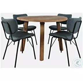 Reclamation Slate Blue 5 Piece Dining Set
