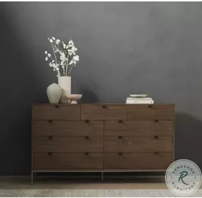 Trey Auburn Poplar 9 Drawer Dresser