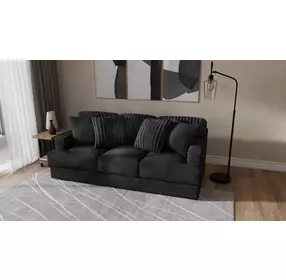 Eagan Black 95" Sofa