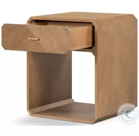 Caspian Natural Ash Veneer Nightstand