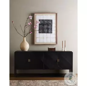 Caspian Black Ash Veneer Sideboard