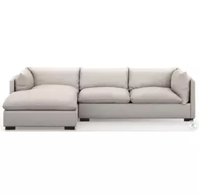 Westwood Bennett Moon 112" 2 Piece Performance Fabric Sectional with LAF Chaise