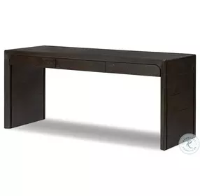 Henry Charcoal Oak Thick Veneer 70" Drawer Desk