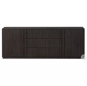 Leo Smoked Black 75" Media Console