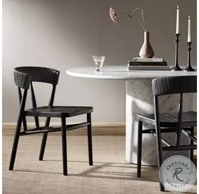 Buxton Black Oak Dining Chair