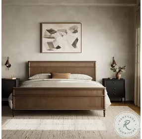 Toulouse Toasted Oak Veneer King Bed