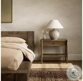 Toulouse Toasted Oak 1 Drawer Nightstand