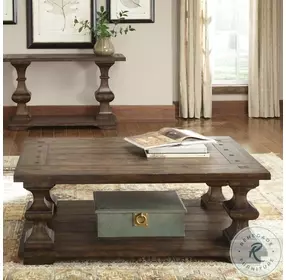 Red Rock Kona Brown Occasional Table Set