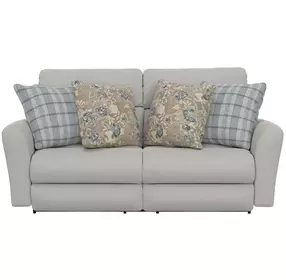 Chappy Linen Lay Flat Reclining Living Room Set