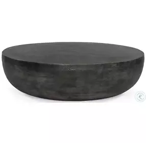 Basil Aged Grey Round 48" Occasional Table Set