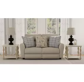 Chappy Linen Lay Flat Reclining 76" Loveseat
