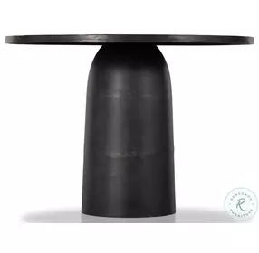 Basil Aged Grey Outdoor Round Dining Room Set