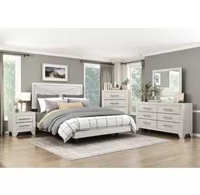 Aspen Dusty Gray Oak 4 Drawer Chest