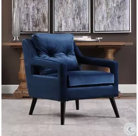 O'Brien Ink Blue Arm Chair