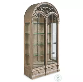 Arch Salvage Parchment Gwynn Curio Cabinet