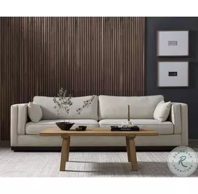 Lawrence Nova Taupe Performance Fabric Sofa