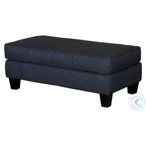 Truth or Dare Navy Ottoman