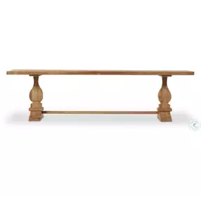 Novell Reclaimed Natural FSC Rectangular Outdoor Dining Room Set
