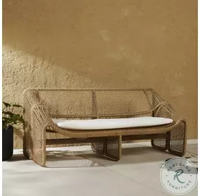 Selma Faux Hyacinth 63" Outdoor Sofa