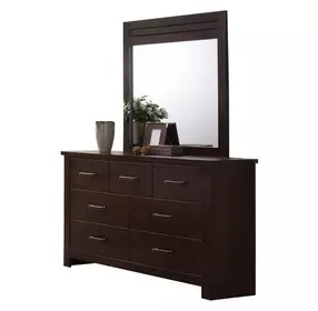 Panang Mahogany Rectangular Dresser Mirror