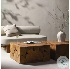 Tomlin Teak Root Outdoor Bunching Table