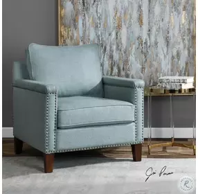 Charlotta Sea Mist Accent Chair