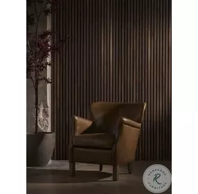 Wycliffe Vintage Soft Camel Leather Chair