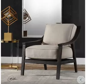 Lyle Neutral Beige Accent Chair