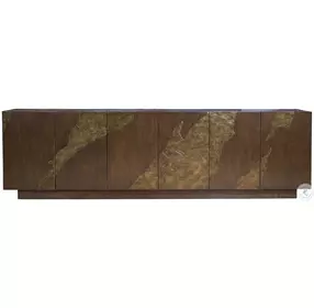 Contango Brown and Bronze Long TV Stand