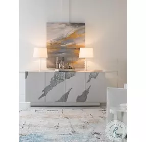 Contago Nordic White TV Stand