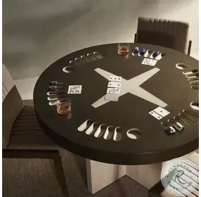 Poker Bleached Guanacaste Table