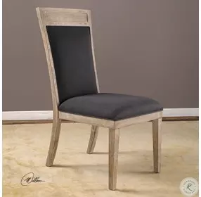 Encore Lush Dark Gray Dining Chair