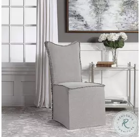 Narissa Stonewashed Gray Dining Chair Set of 2