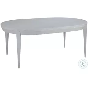 Marcel Inverno Arctic White Round to Oval Extendable Dining Room Set