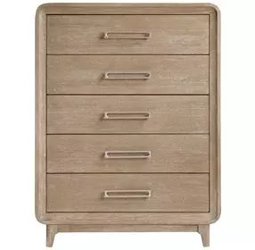 Wilshire Natural 5 Drawer Chest