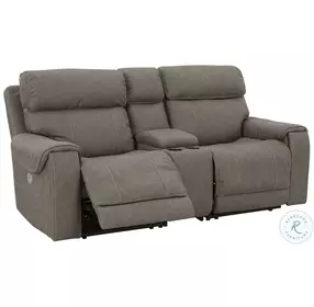 Starbot Fossil 2 Piece Power Reclining Console Modular Loveseat