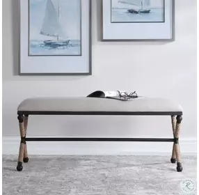 Ravon Neutral Oatmeal Bench