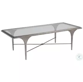 Signature Designs Antiqued Silver Rectangular Porto Occasional Table Set