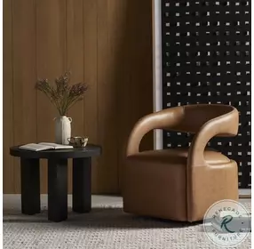 Hawkins Sonoma Butterscotch Swivel Chair